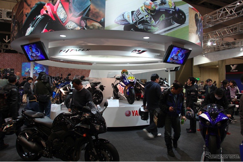 東京モーターサイクルショー10のヤマハ発動機ブース