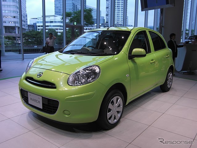 マーチはタイ生産のため輸入車として扱われる