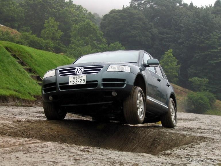 プレミアムSUV・VW『トゥアレグ』---オン/オフ走りの写真蔵