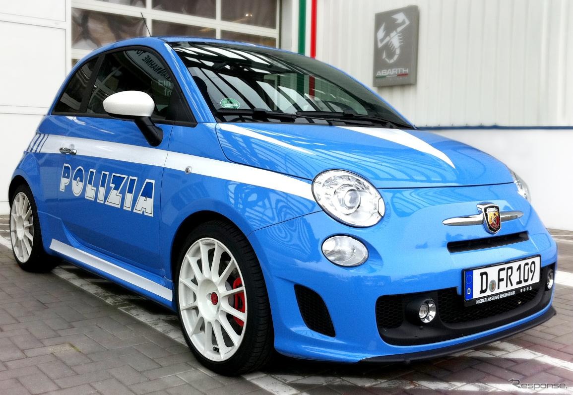 アバルト500のイタリア警察仕様