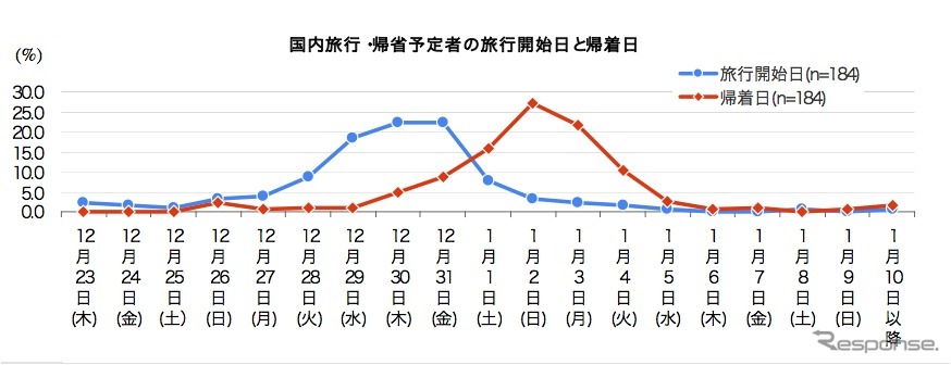 2010-2011 年末年始の過ごし方調査