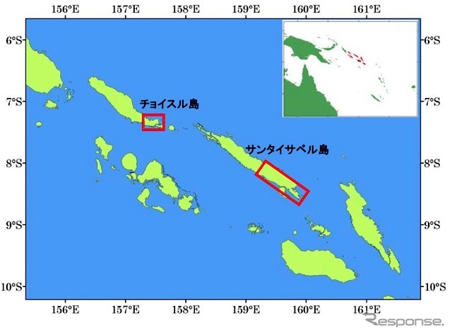 ソロモンプロジェクトの位置図