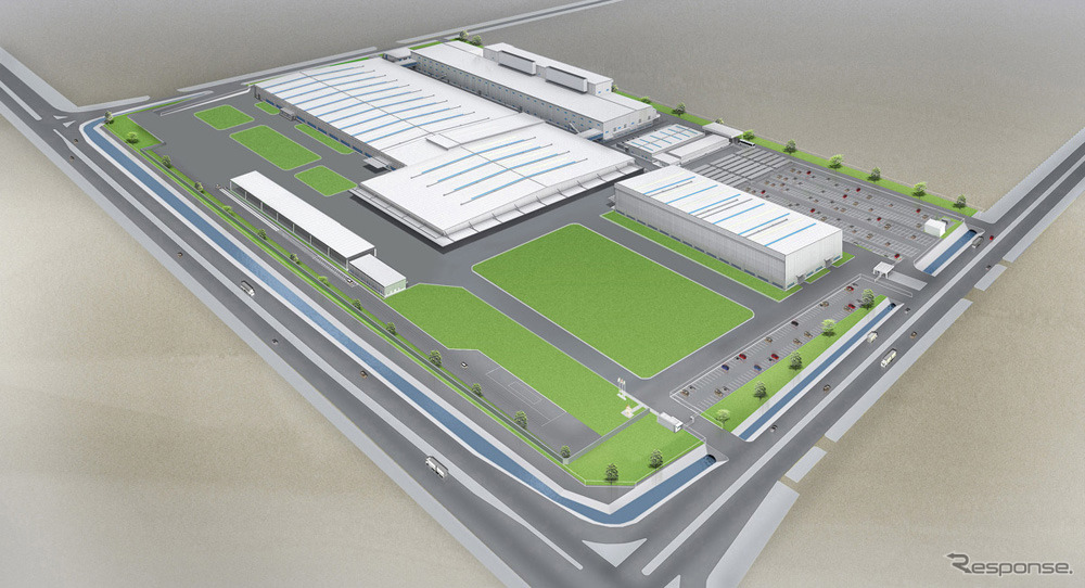 ミツビシ・モーターズ・タイランドの新工場イメージ