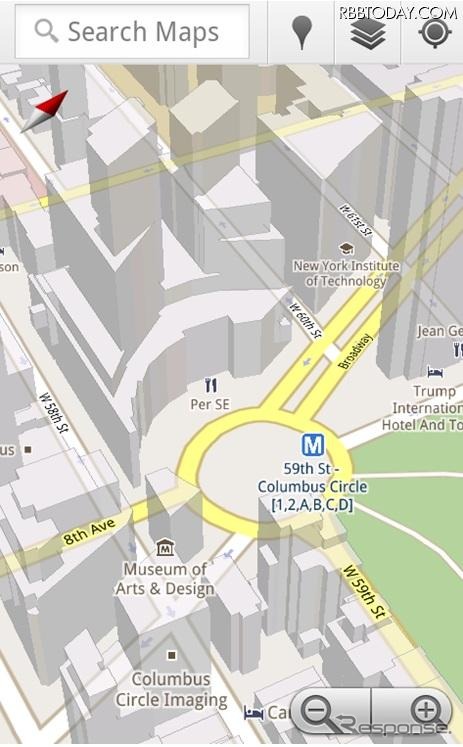 Android向け Google Maps 5.0