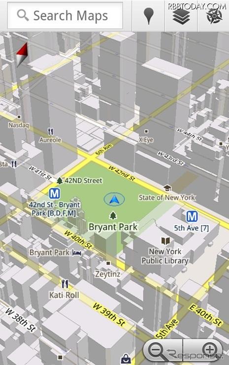 Android向け Google Maps 5.0
