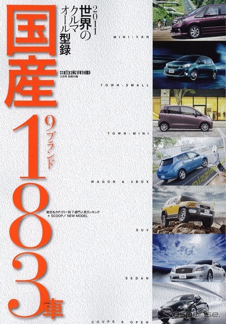 2011年2月号別冊付録『2011世界のクルマオール型録』