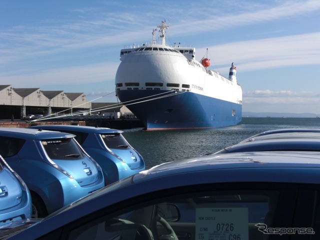 省エネ型自動車運搬船「シティ・オブ・セントピーターズバーグ」