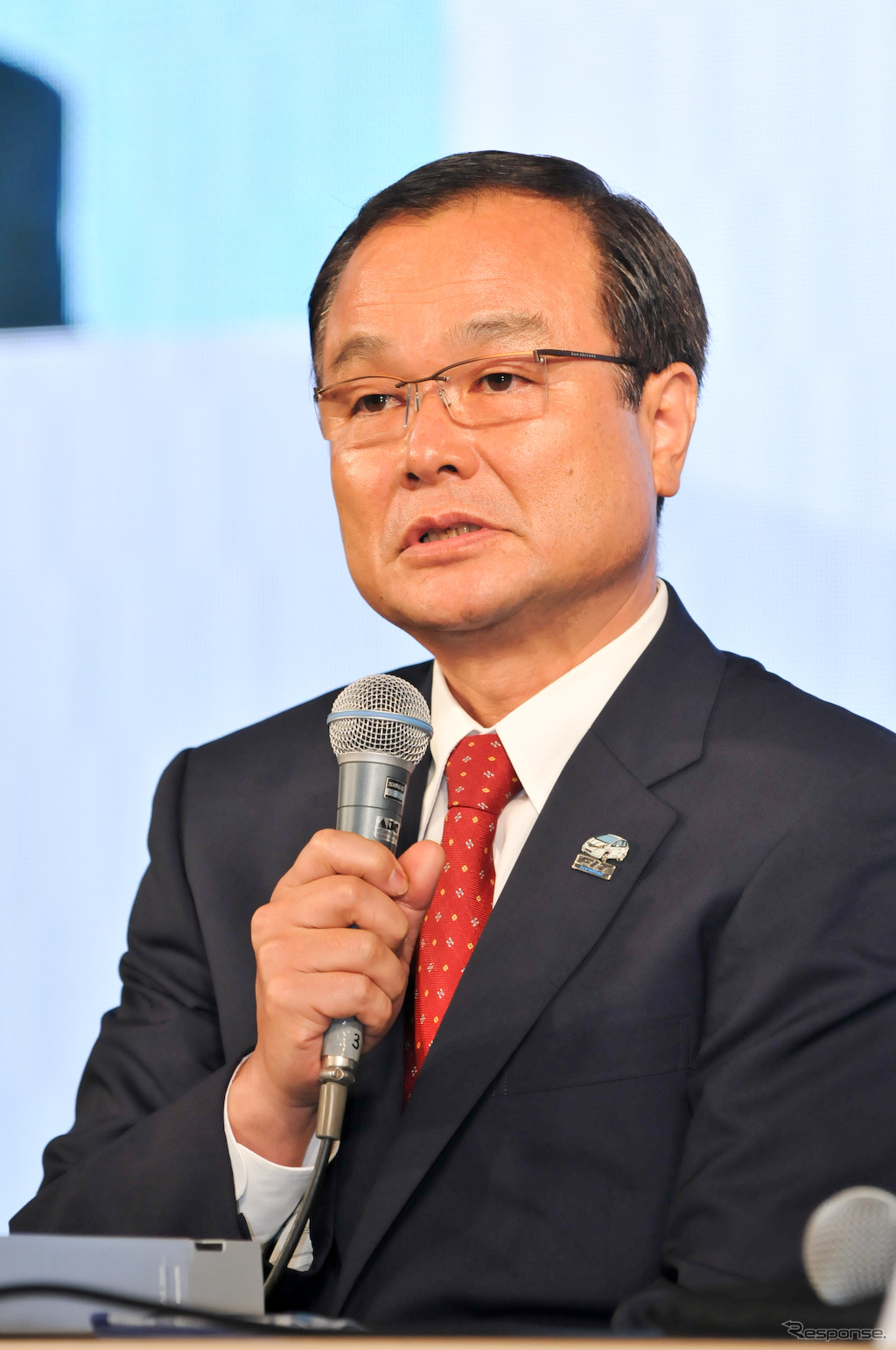 資料写真：伊東孝紳社長 