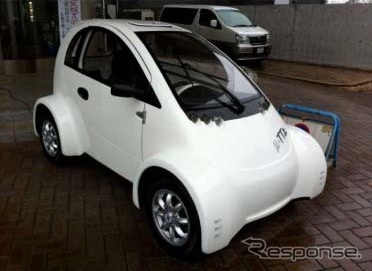 実証実験で使用する超小型モビリティ（原付四輪EV）車両