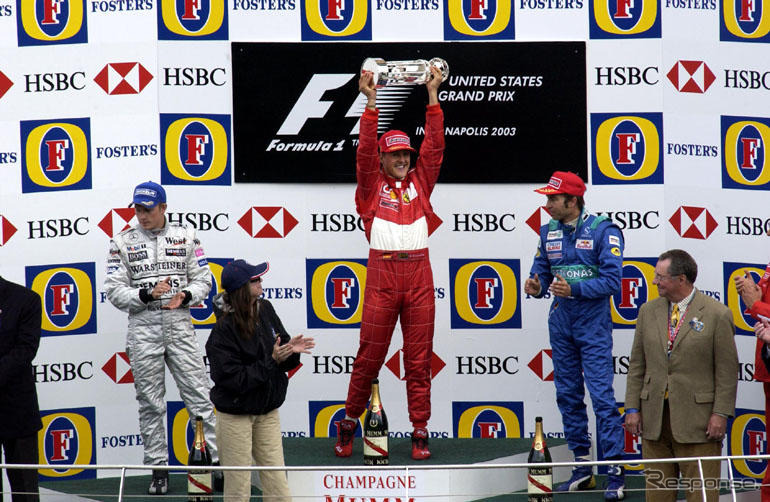 【F1アメリカGPリザルト】シューマッハの大逆転劇