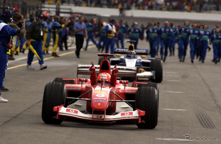 【F1アメリカGPリザルト】シューマッハの大逆転劇