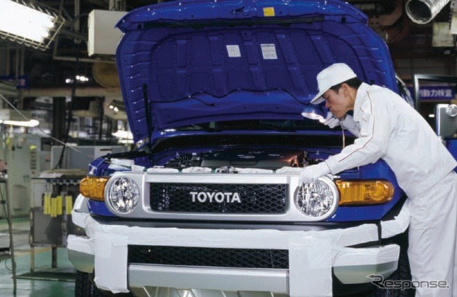 羽村工場ではトヨタ FJクルーザー の受託生産も