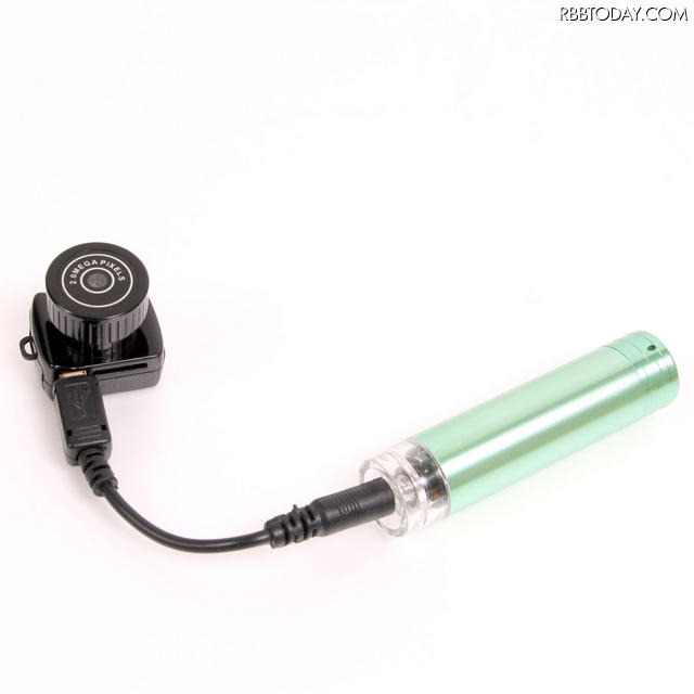 単3形乾電池からの充電 単3形乾電池からの充電