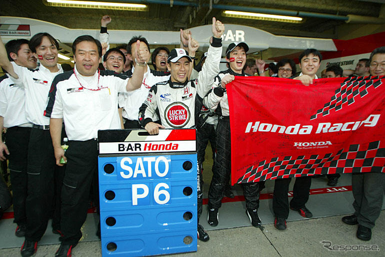 【ホンダF1ストーキング】琢磨、復帰戦で6位入賞