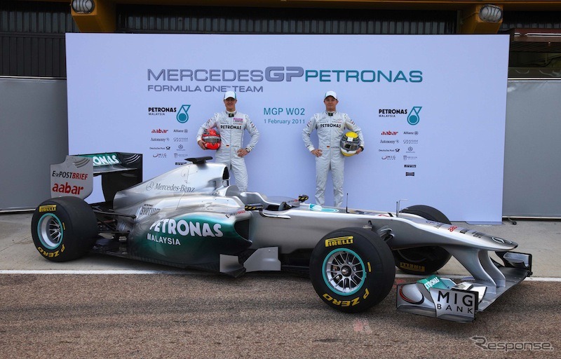 メルセデスGPの車体塗装を手がける