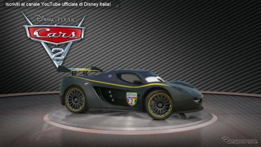 ハミルトン選手が吹き替えも担当する 動画キャプチャ