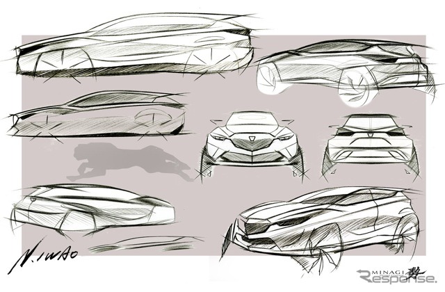 ミナギの開発スケッチ