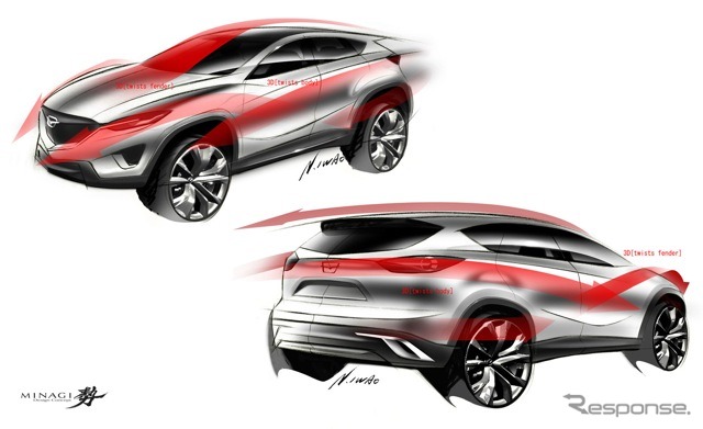 ミナギの開発スケッチ