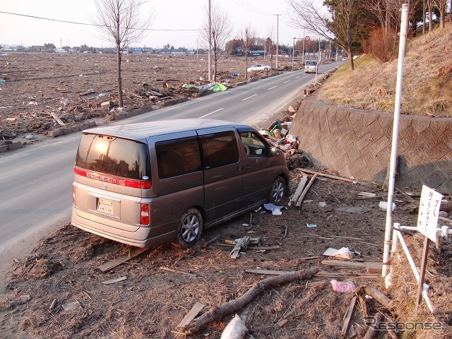 東日本大震災 仙台東部道路の西側地域 津波の直撃は免れたが浸水した