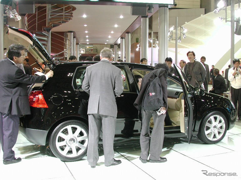 【東京ショー2003速報】VW『ゴルフV』、日本導入は2004年夏か