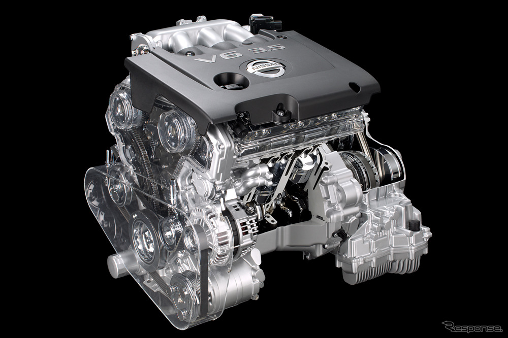 いわき工場で生産されるVQエンジン