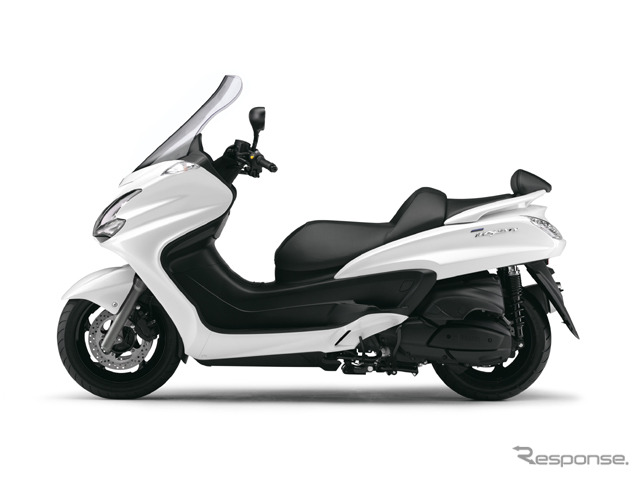 ヤマハ発動機 グランドマジェスティ YP400G ブルーイッシュホワイトカクテル1