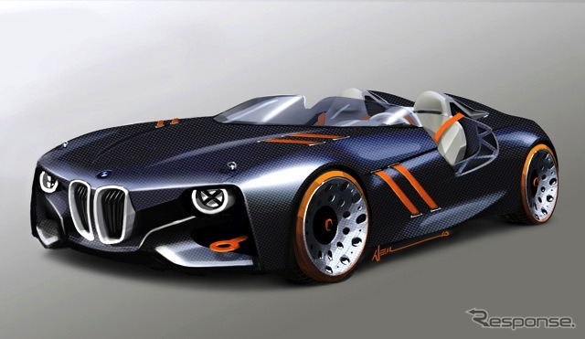 BMW328オマージュ開発スケッチ