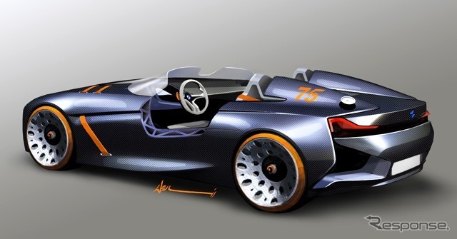 BMW328オマージュ開発スケッチ