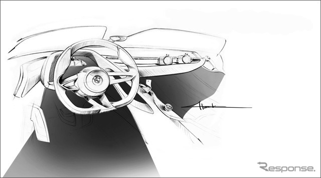 BMW328オマージュ開発スケッチ