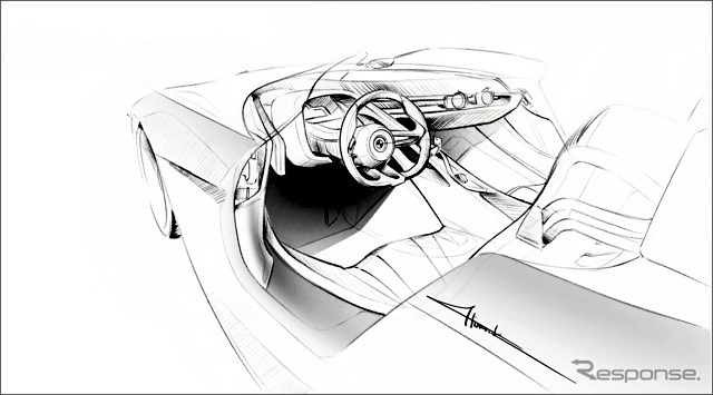 BMW328オマージュ開発スケッチ