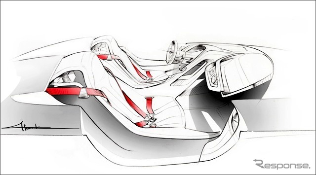 BMW328オマージュ開発スケッチ
