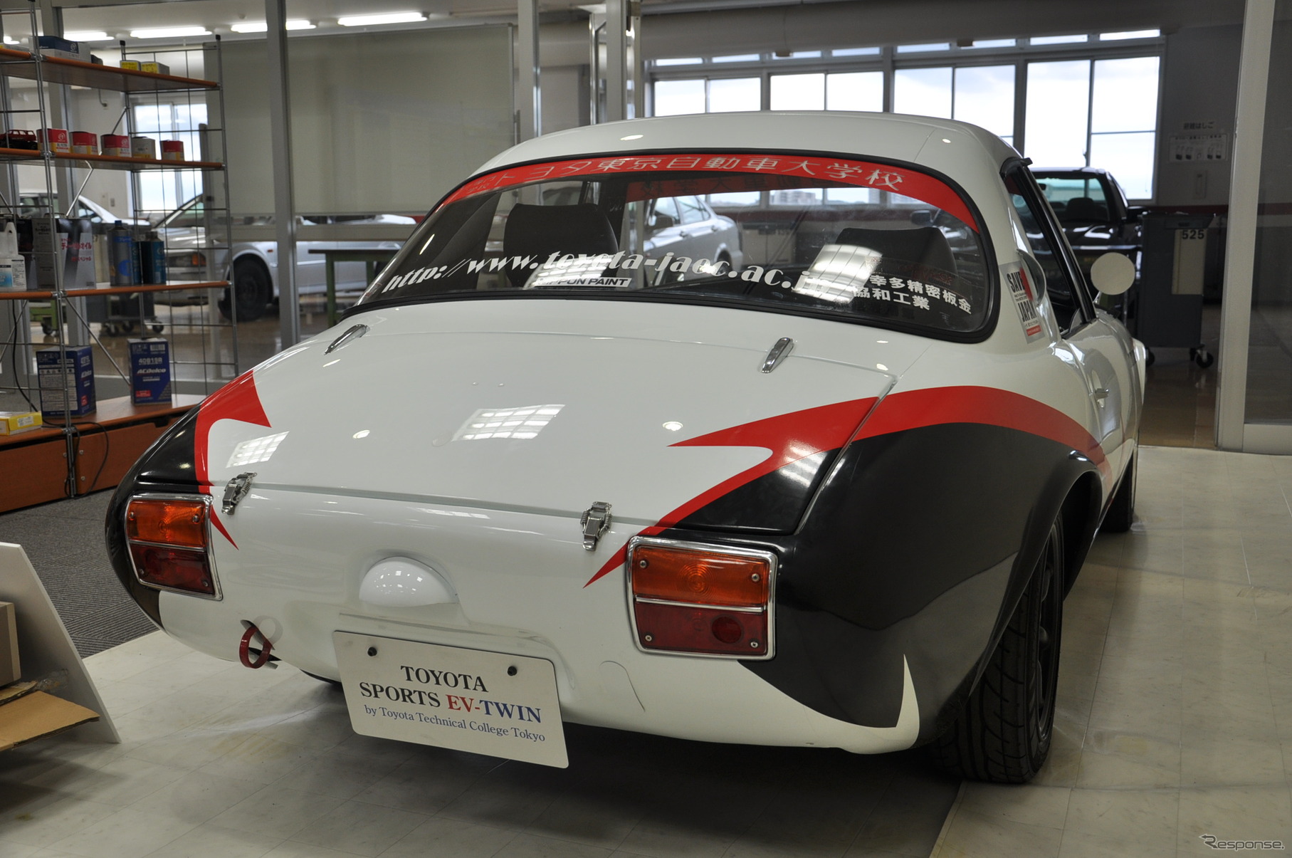 トヨタ東京自動車大学校 トヨタ スポーツ800 改造EV 2号車