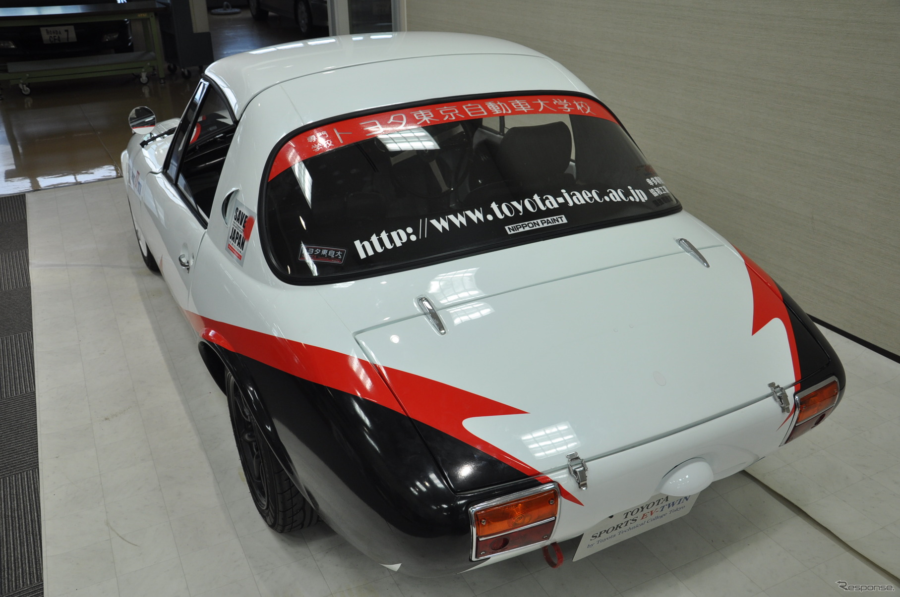 トヨタ東京自動車大学校 トヨタ スポーツ800 改造EV 2号車