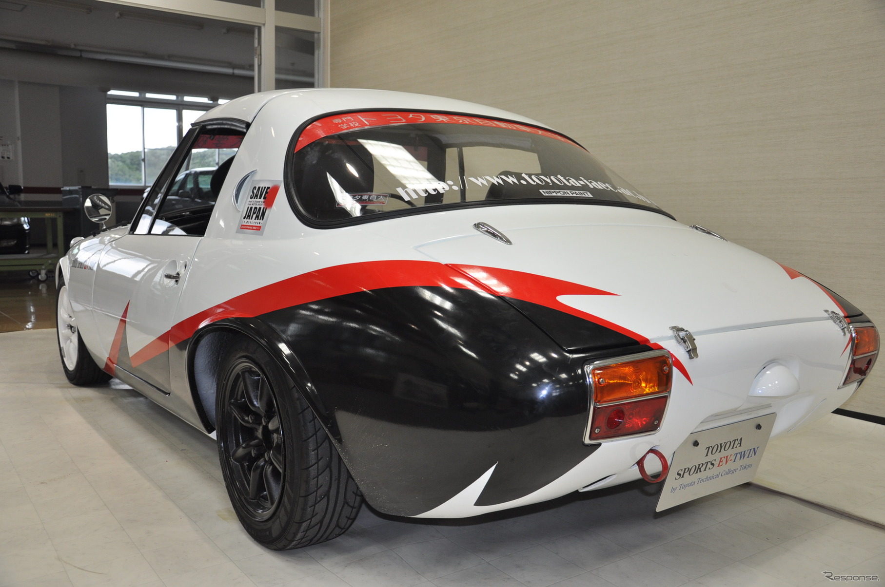 トヨタ東京自動車大学校 トヨタ スポーツ800 改造EV 2号車
