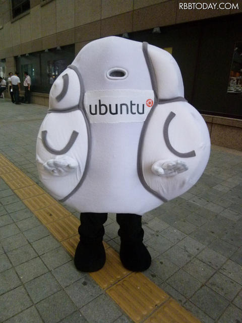 クッションにすれば人気が出そうなubuntuさん クッションにすれば人気が出そうなubuntuさん