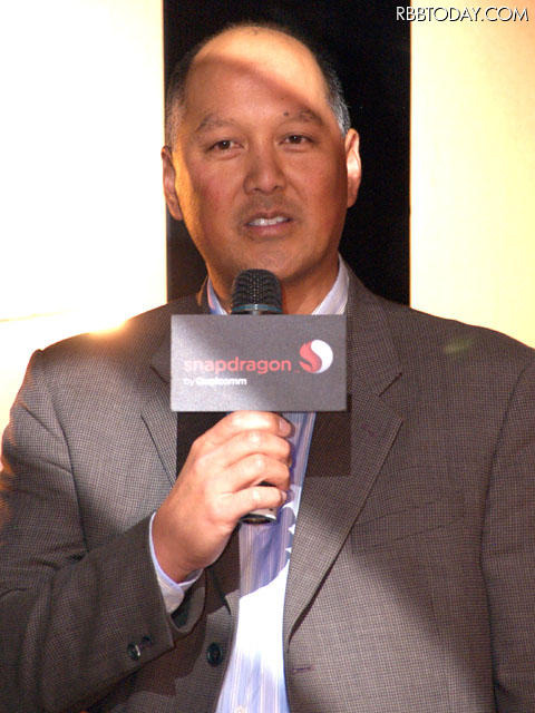 Qualcomm SVP, Product Management, Computing &amp; Consumer ProductsのLuis Pineda氏 Qualcomm SVP, Product Management, Computing &amp; Consumer ProductsのLuis Pineda氏