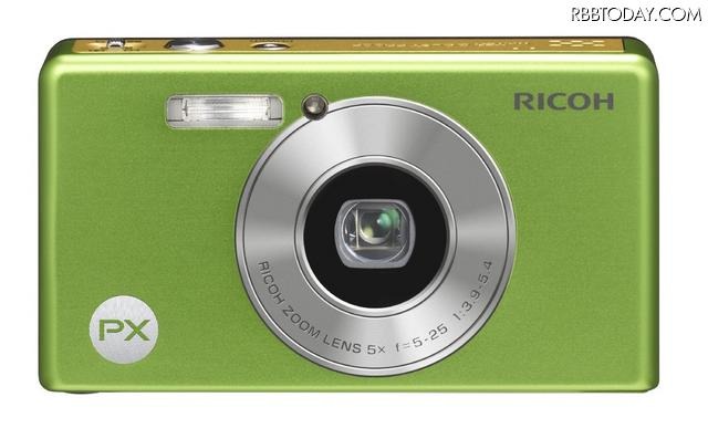 コンデジ、リコー 「RICOH PX」ライムグリーン