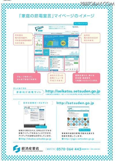 家庭の節電宣言 家庭の節電宣言