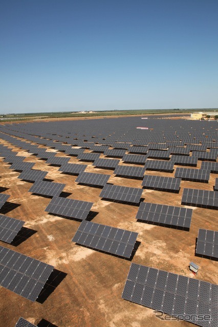 完成した大規模太陽光発電所