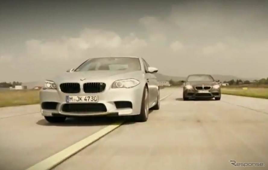 新型BMW M5のパフォーマンスを体験した6名の映像（動画キャプチャー）