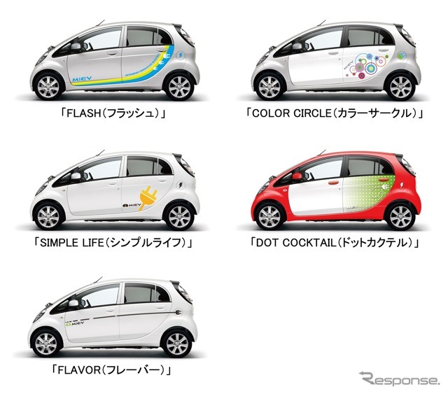 三菱MYアイ・ミーブ（i-MiEV）　デザインラッピング第2弾