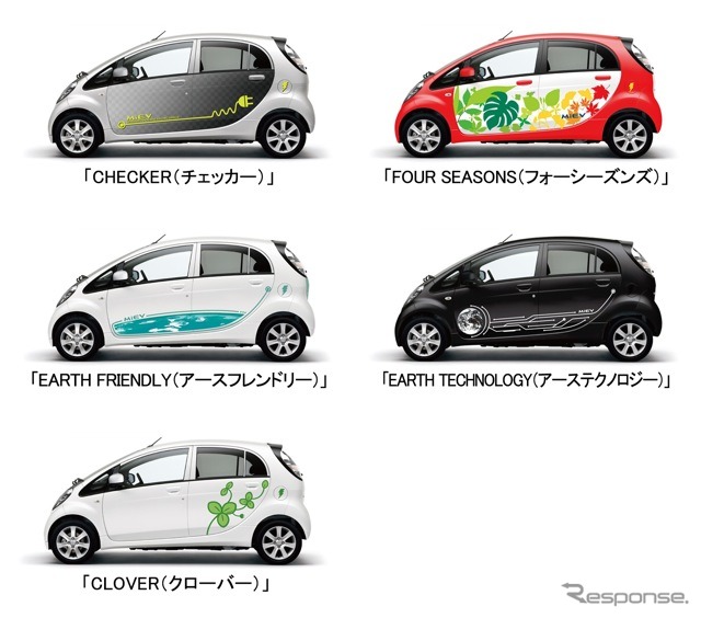 三菱MYアイ・ミーブ（i-MiEV）　デザインラッピング第2弾