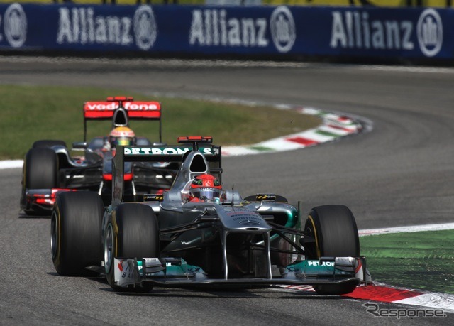 シューマッハ vs ハミルトン（F1イタリアGP）