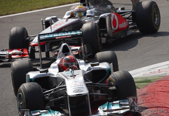 シューマッハ vs ハミルトン（F1イタリアGP）