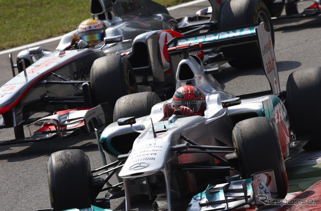 シューマッハ vs ハミルトン（F1イタリアGP）
