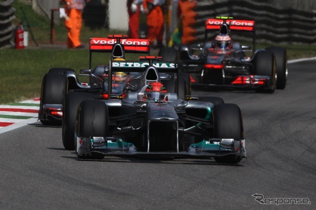 シューマッハ vs ハミルトン（F1イタリアGP）