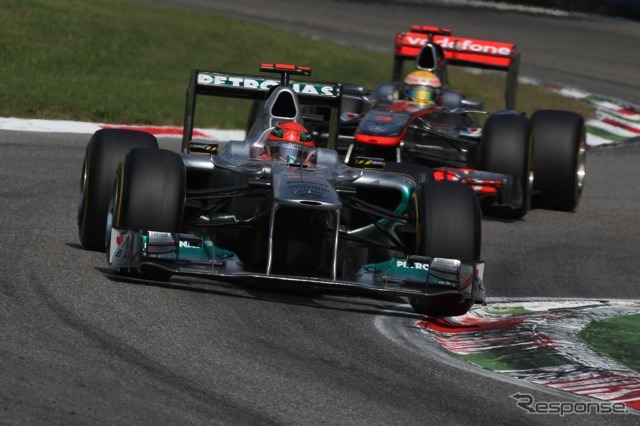 シューマッハ vs ハミルトン（F1イタリアGP）