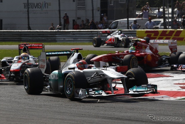 シューマッハ vs ハミルトン（F1イタリアGP）