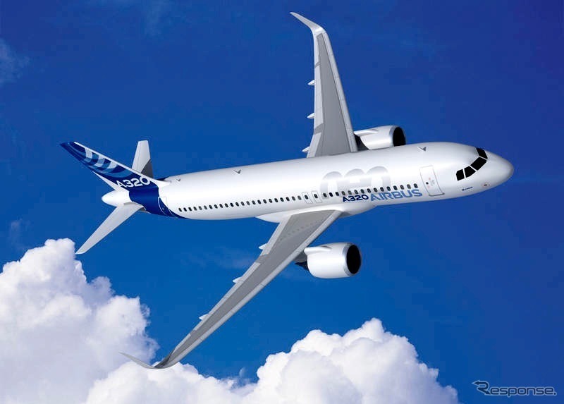 開発中のエアバスA320neo