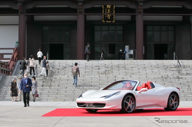 【フェラーリ 458スパイダー 日本発表】V8ラインナップを拡大